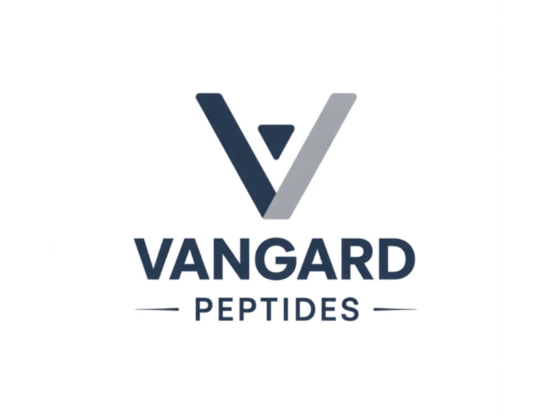 Vanguard Peptides logo design by Queen D