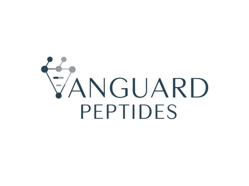 Vanguard Peptides logo design by Queen D