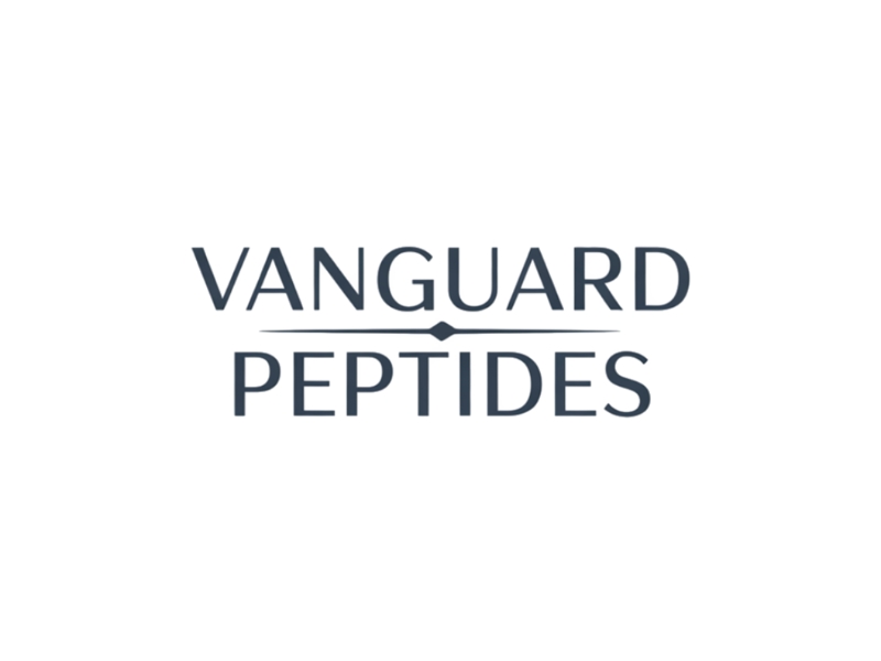Vanguard Peptides logo design by Queen D