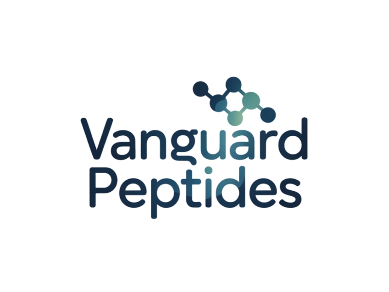 Vanguard Peptides logo design by Queen D