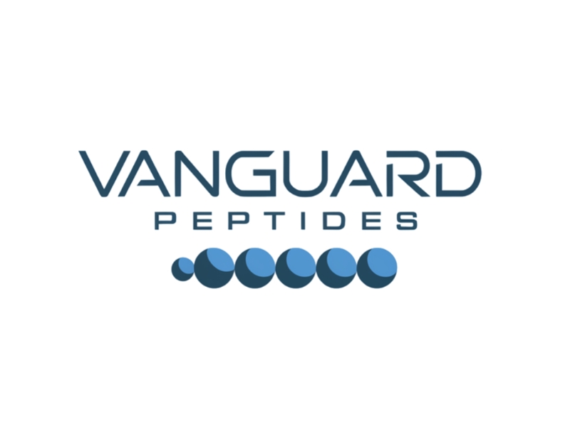 Vanguard Peptides logo design by Queen D