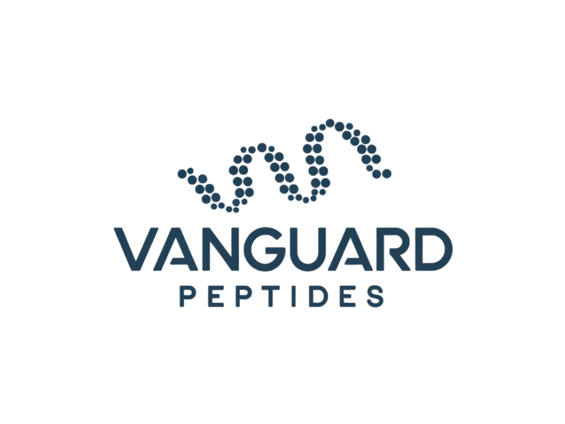 Vanguard Peptides logo design by Queen D