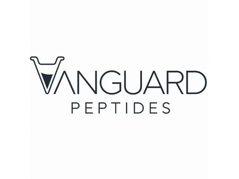 Vanguard Peptides logo design by Charii