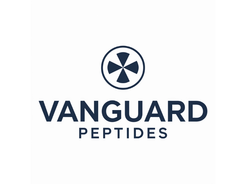 Vanguard Peptides logo design by Charii
