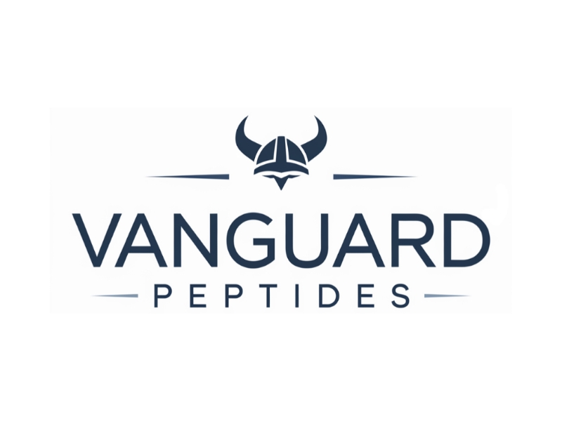 Vanguard Peptides logo design by Charii