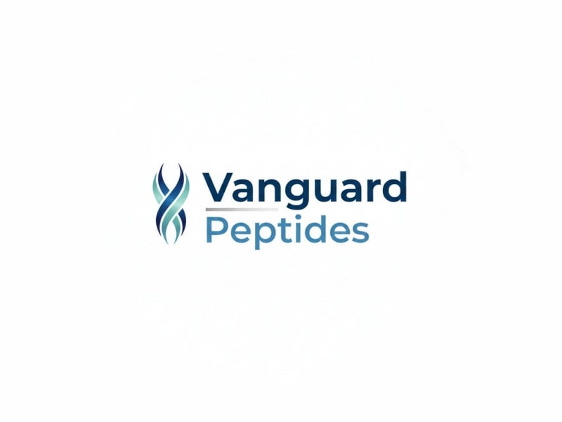 Vanguard Peptides logo design by Michael Luutu