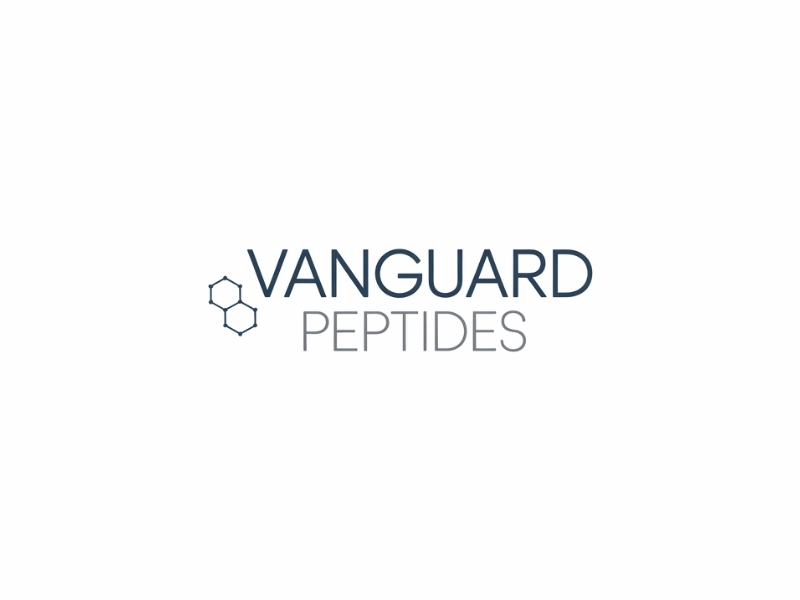 Vanguard Peptides logo design by Michael Luutu