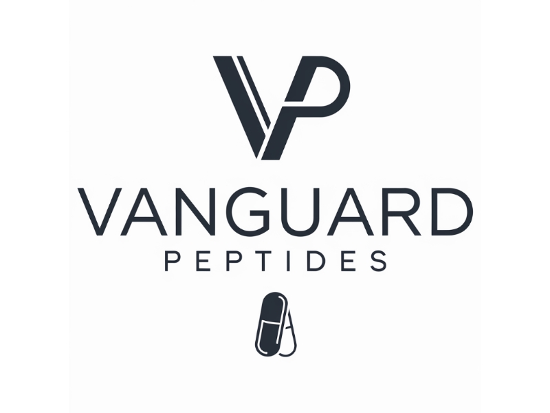 Vanguard Peptides logo design by D_king