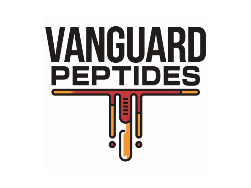 Vanguard Peptides logo design by D_king