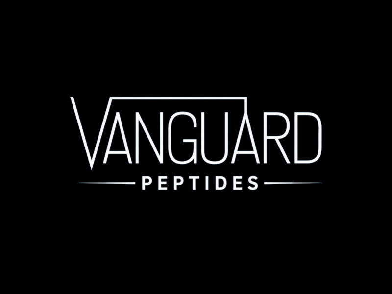 Vanguard Peptides logo design by D_king