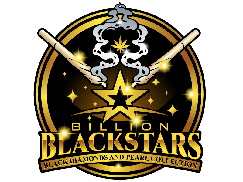Billion Blackstar Black Diamonds and Pearl Collection logo design by design_brush