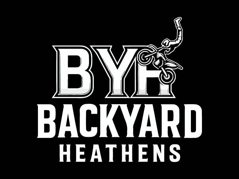 Backyard Heathens logo design by Bad Boy