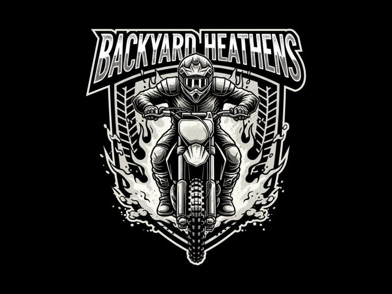 Backyard Heathens logo design by Yulioart