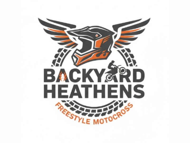 Backyard Heathens logo design by sikas