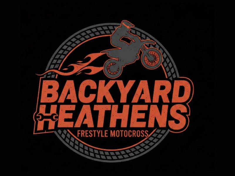 Backyard Heathens logo design by sikas