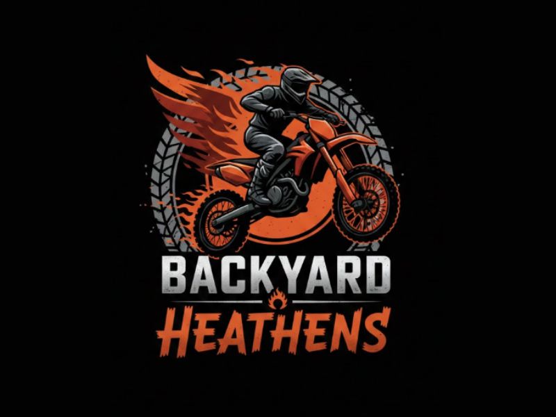 Backyard Heathens logo design by sikas