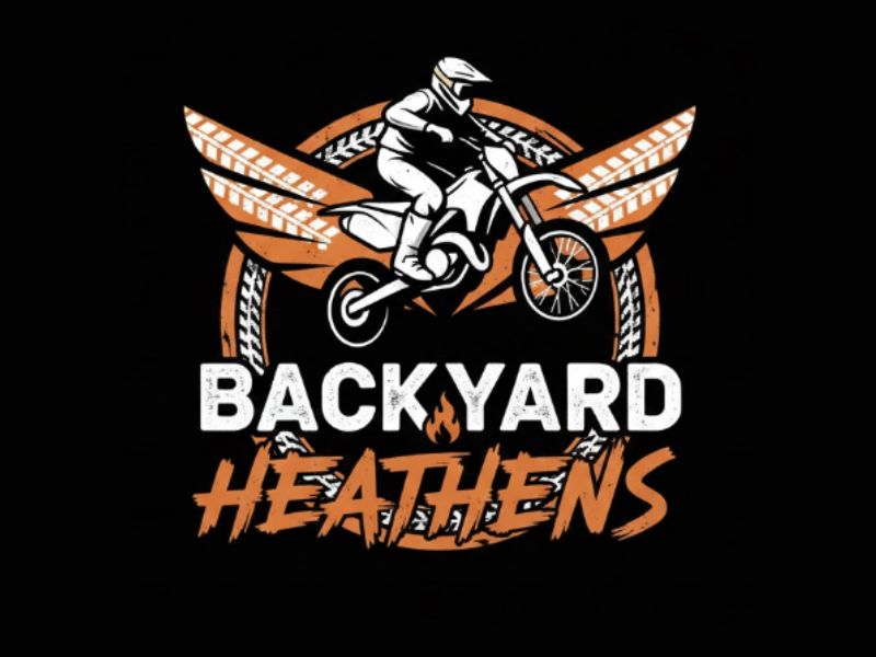 Backyard Heathens logo design by sikas