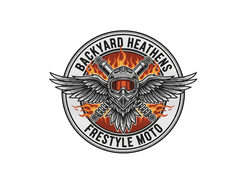 Backyard Heathens logo design by jandu