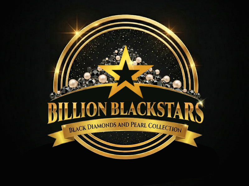 Billion Blackstar Black Diamonds and Pearl Collection logo design by cwrproject