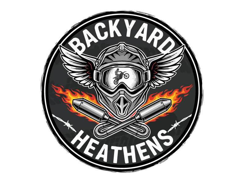 Backyard Heathens logo design by Suvendu