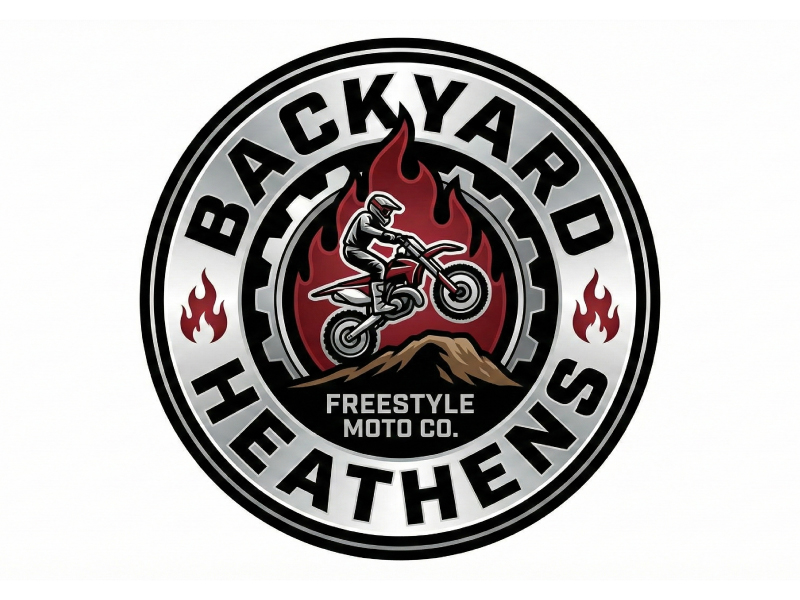 Backyard Heathens logo design by King