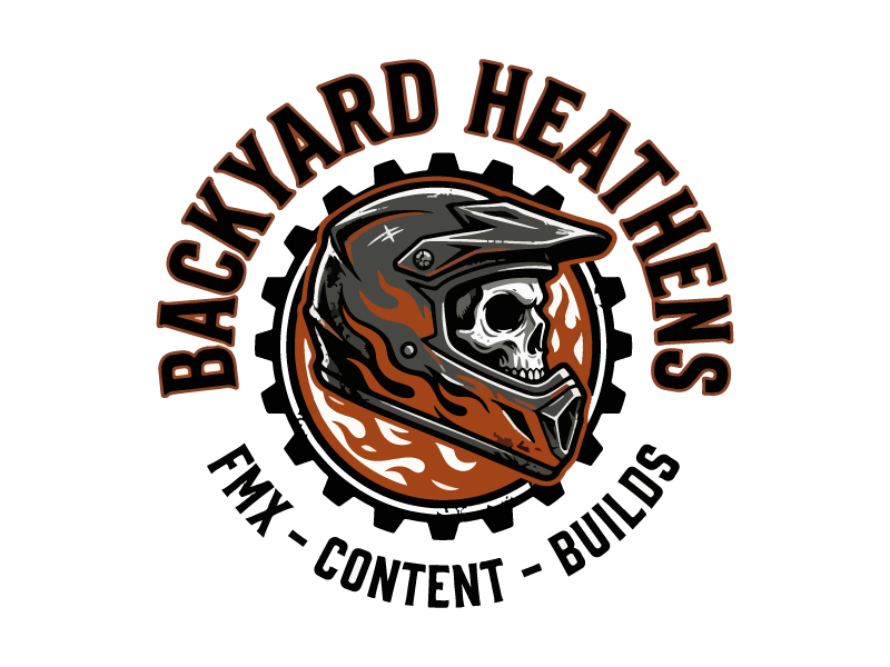 Backyard Heathens logo design by King