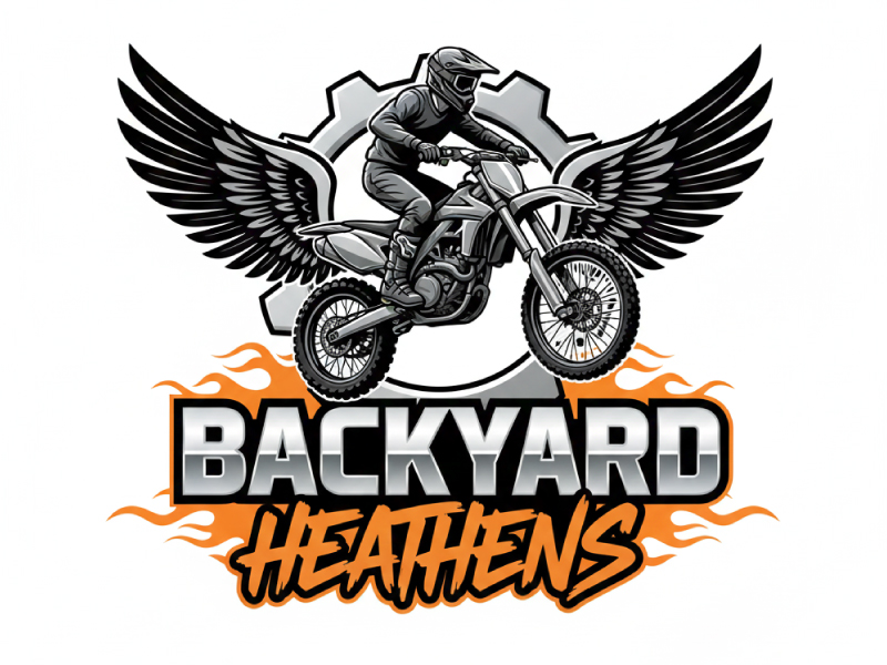 Backyard Heathens logo design by King