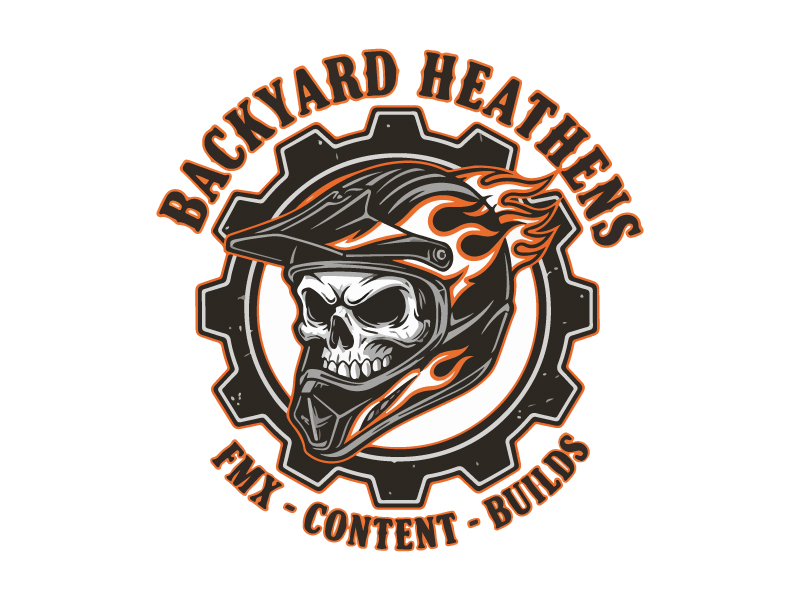 Backyard Heathens logo design by King