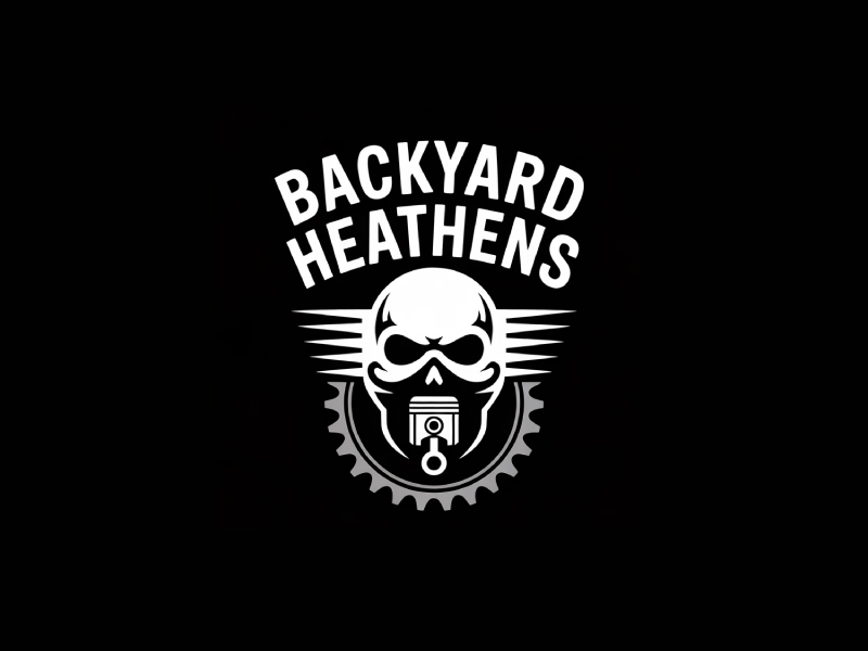 Backyard Heathens logo design by Poki