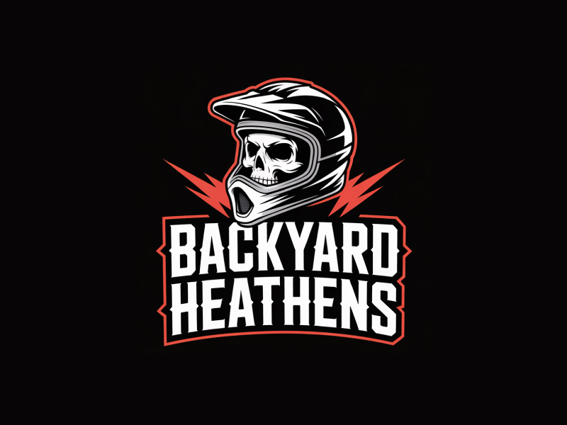 Backyard Heathens logo design by Poki