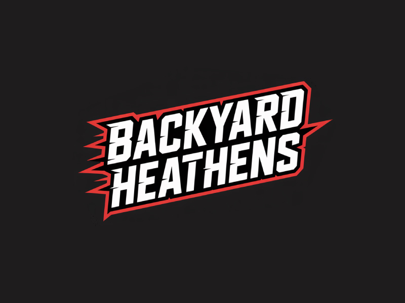 Backyard Heathens logo design by Poki