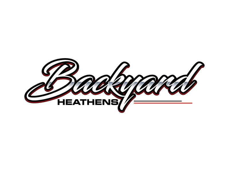 Backyard Heathens logo design by Mr uink