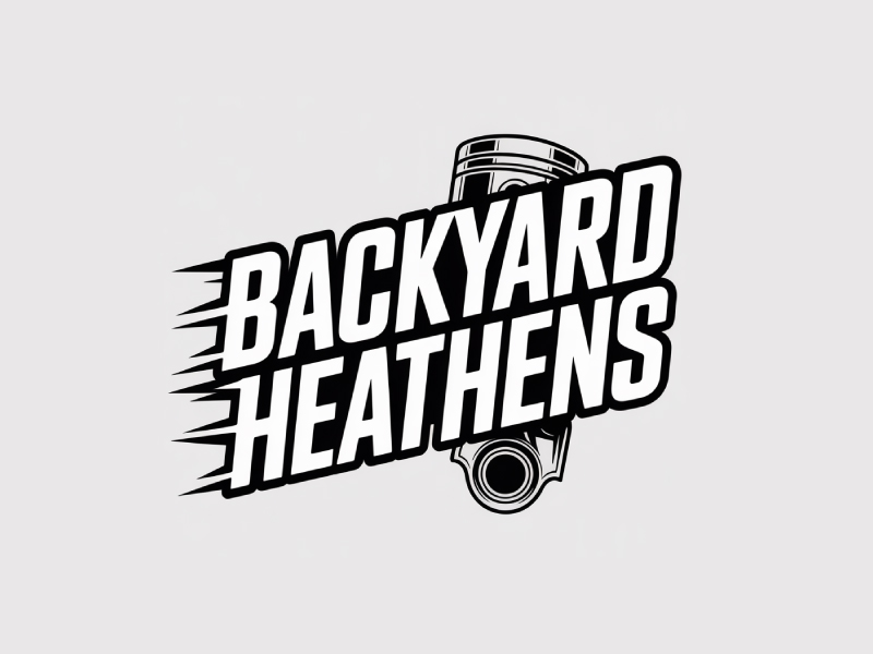 Backyard Heathens logo design by Poki