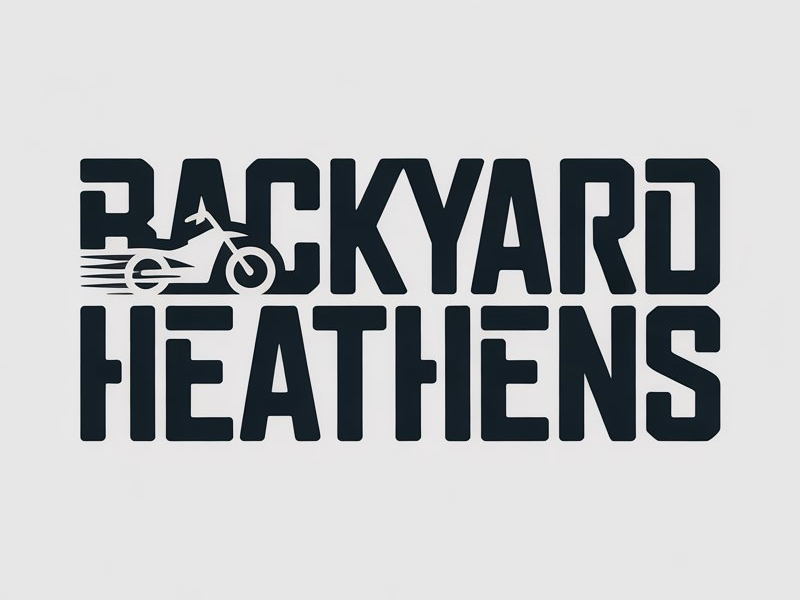 Backyard Heathens logo design by Mr uink