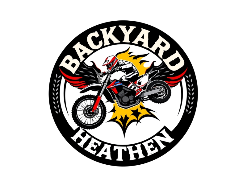 Backyard Heathens logo design by ruki