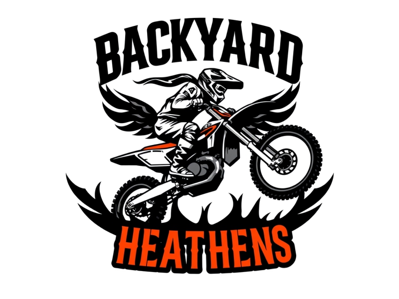 Backyard Heathens logo design by ruki