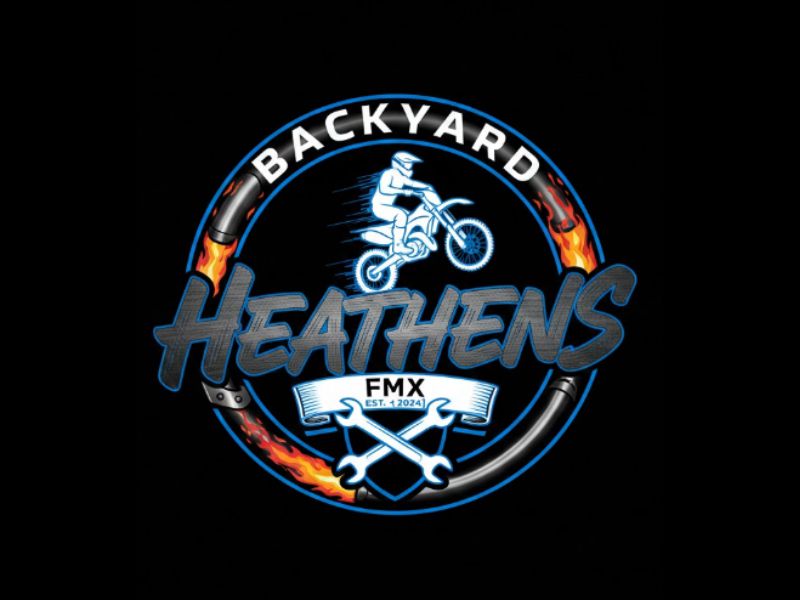 Backyard Heathens logo design by kanal