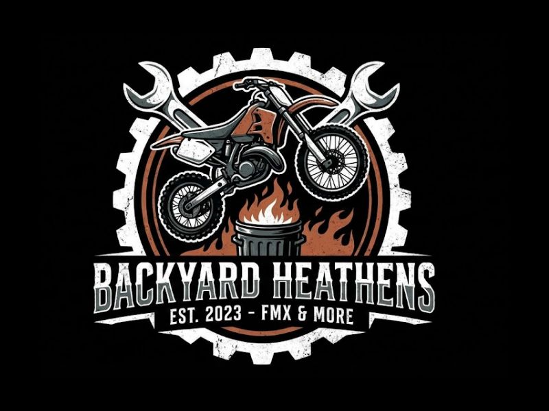 Backyard Heathens logo design by kanal