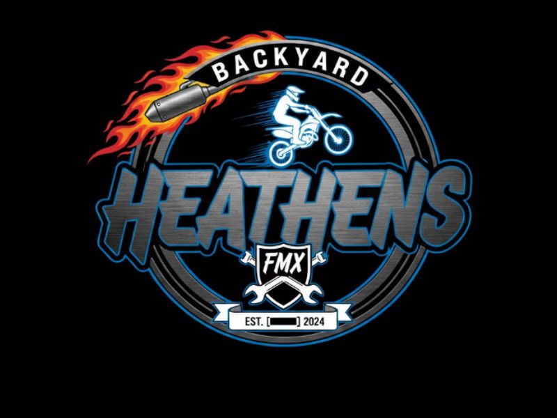 Backyard Heathens logo design by kanal