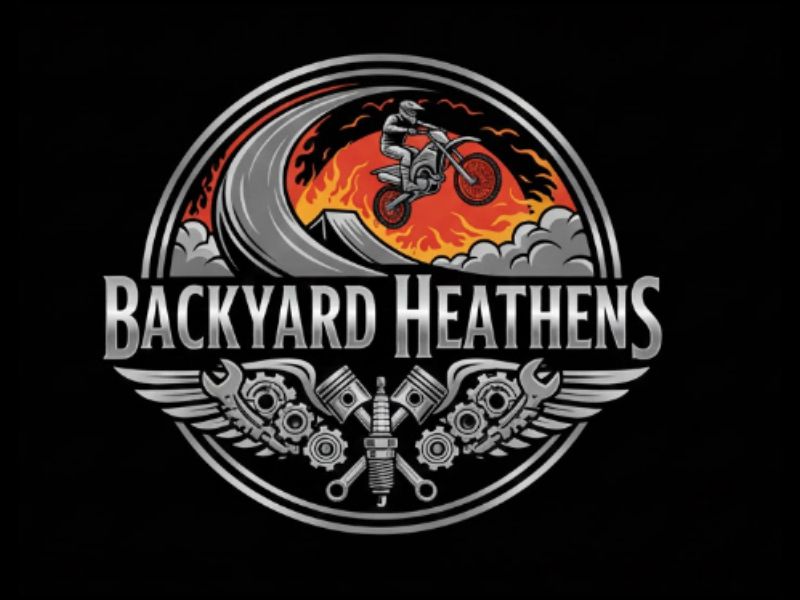 Backyard Heathens logo design by kanal