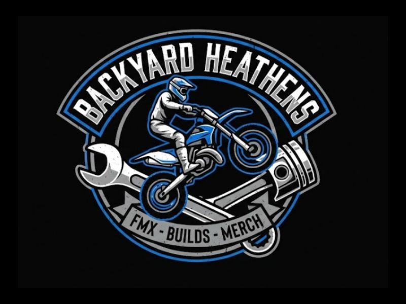 Backyard Heathens logo design by kanal