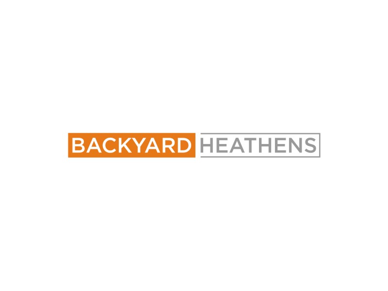 Backyard Heathens logo design by Artomoro