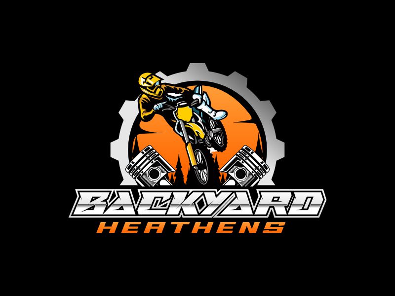 Backyard Heathens logo design by veter
