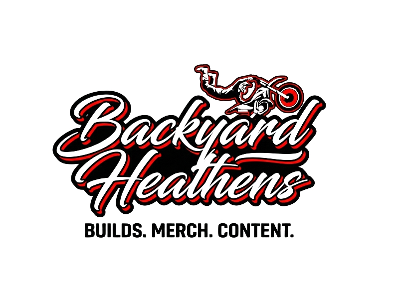 Backyard Heathens logo design by mjmdesigns