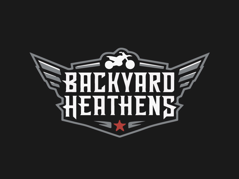 Backyard Heathens logo design by Sami Ur Rab