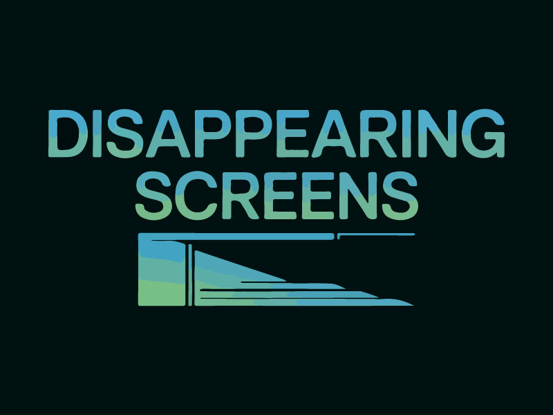 Disappearing Screens logo design by Rahul Biswas
