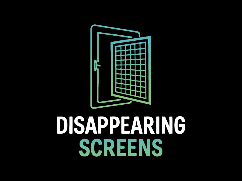 Disappearing Screens logo design by Rahul Biswas