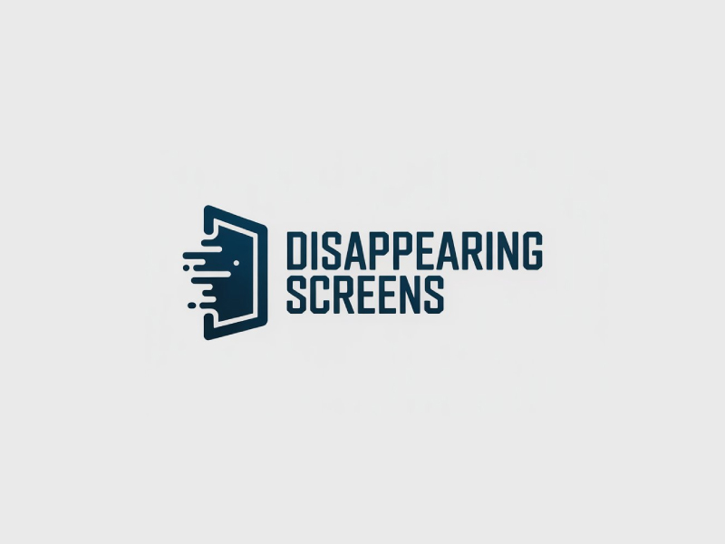 Disappearing Screens logo design by Poki