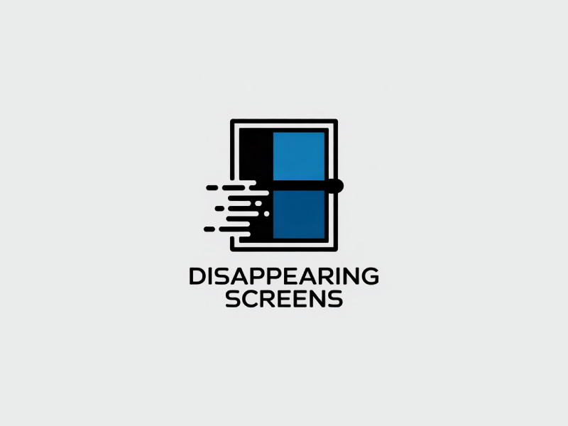 Disappearing Screens logo design by Poki