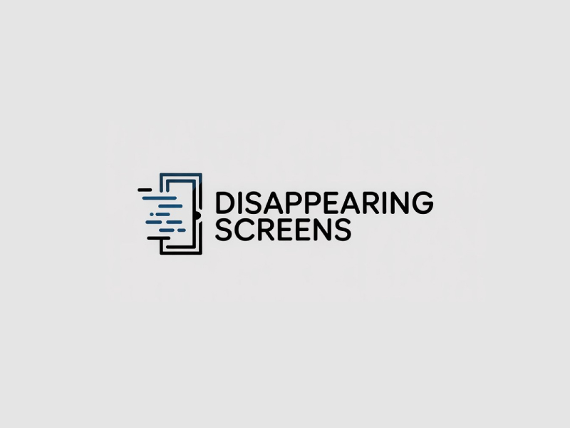 Disappearing Screens logo design by Poki